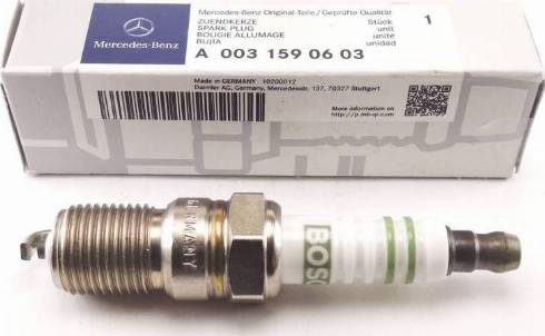 Mercedes-Benz A 003 159 06 03 - Aizdedzes svece adetalas.lv