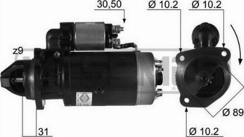 Messmer 11580 - Starteris adetalas.lv