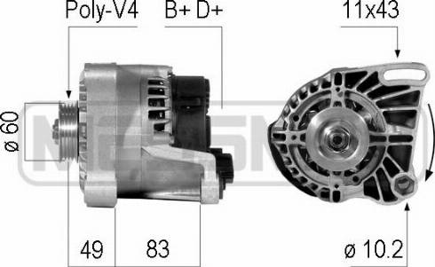 Messmer 210086A - Ģenerators adetalas.lv