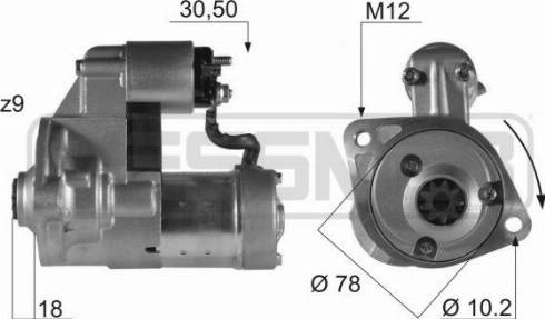 Messmer 220048A - Starteris adetalas.lv