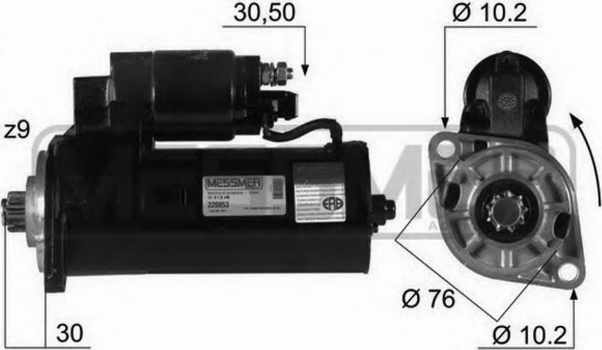 Messmer 220053 - Starteris adetalas.lv