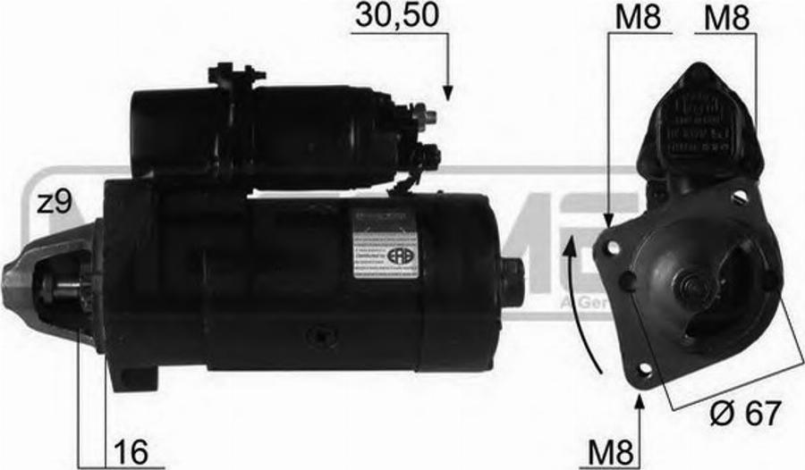 Messmer 220065 - Starteris adetalas.lv