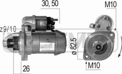 Messmer 220060A - Starteris adetalas.lv