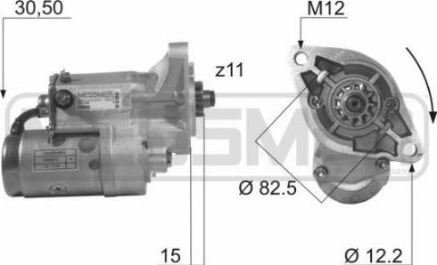 Messmer 220005A - Starteris adetalas.lv