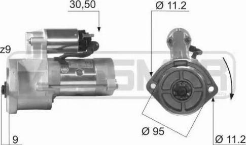 Messmer 220003 - Starteris adetalas.lv