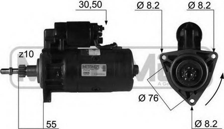 Messmer 220035 - Starteris adetalas.lv