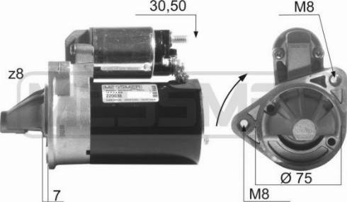 Messmer 220036A - Starteris adetalas.lv