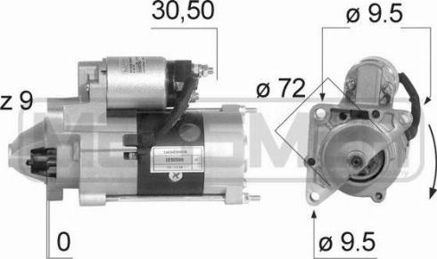 Messmer 220031A - Starteris adetalas.lv