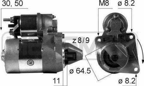 Messmer 220024A - Starteris adetalas.lv