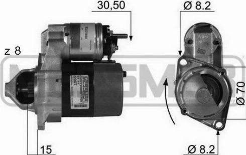 Messmer 220027R - Starteris adetalas.lv