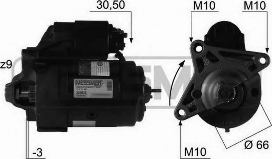 Messmer 220070 - Starteris adetalas.lv