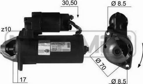 Messmer 220146 - Starteris adetalas.lv