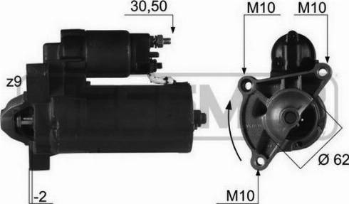 Messmer 220140A - Starteris adetalas.lv