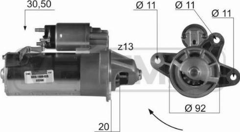 Messmer 220164A - Starteris adetalas.lv