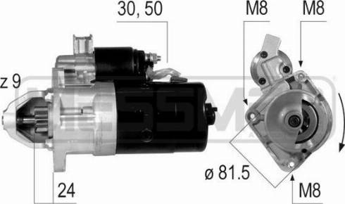 Messmer 220165A - Starteris adetalas.lv