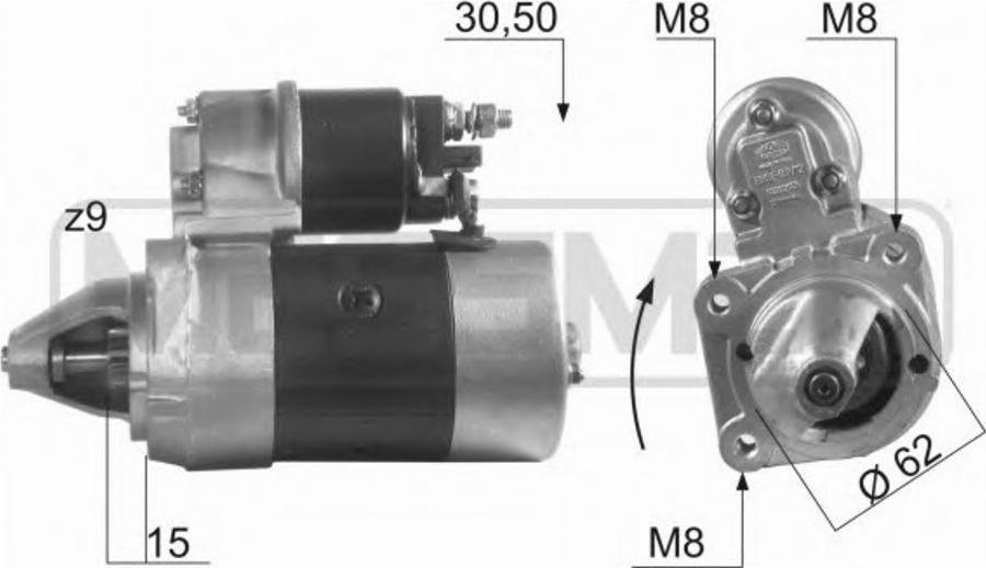 Messmer 220162 - Starteris adetalas.lv