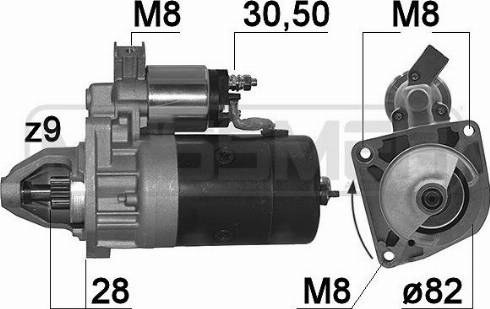 Messmer 220183A - Starteris adetalas.lv