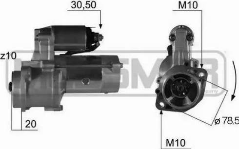 Messmer 220350 - Starteris adetalas.lv