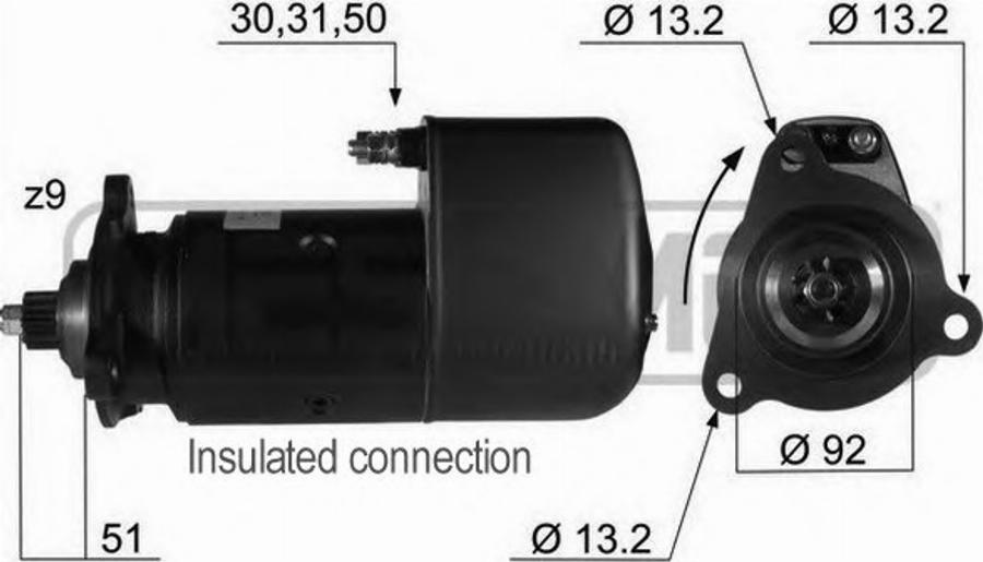 Messmer 220250 - Starteris adetalas.lv