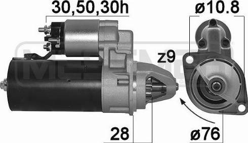 Messmer 220201A - Starteris adetalas.lv