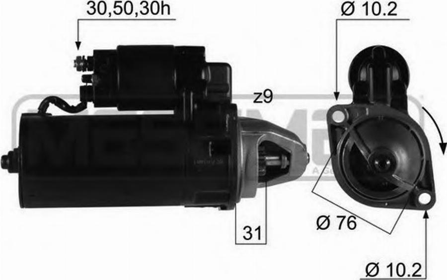 Messmer 220201 - Starteris adetalas.lv