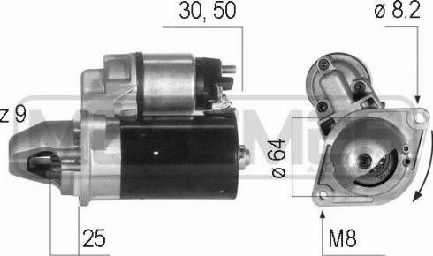 Messmer 220211A - Starteris adetalas.lv