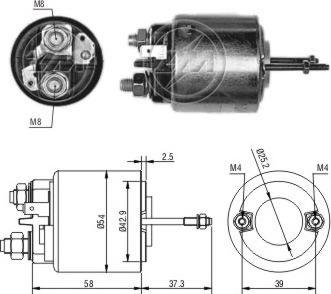 Messmer 227524 - Ievilcējrelejs, Starteris adetalas.lv