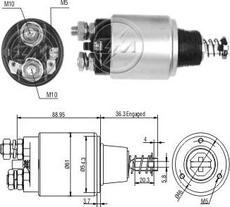 Messmer ZM550 - Ievilcējrelejs, Starteris adetalas.lv