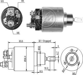 Messmer ZM677 - Ievilcējrelejs, Starteris adetalas.lv