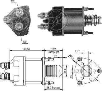 Messmer ZM1650 - Ievilcējrelejs, Starteris adetalas.lv