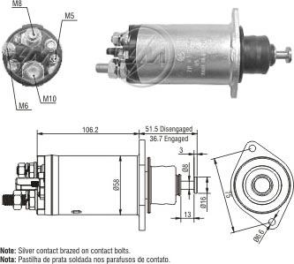 Messmer ZM815 - Ievilcējrelejs, Starteris adetalas.lv