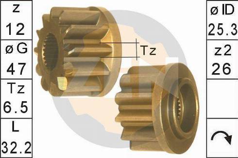 Messmer ZN12972 - Zobrats, Starteris adetalas.lv