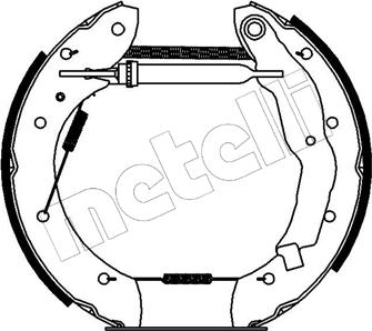 Metelli 51-0068 - Bremžu loku komplekts adetalas.lv