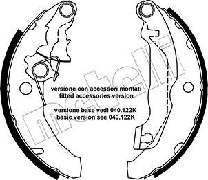 Metelli 53-0131Y - Bremžu loku komplekts adetalas.lv