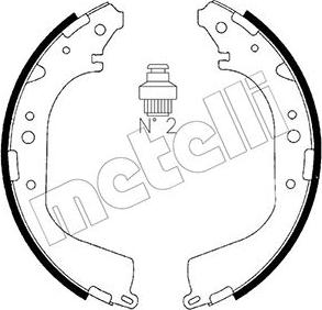 Metelli 53-0280 - Bremžu loku komplekts adetalas.lv