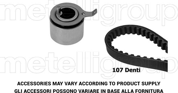 Metelli 29-0062 - Zobsiksnas komplekts adetalas.lv