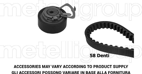 Metelli 29-0292 - Zobsiksnas komplekts adetalas.lv