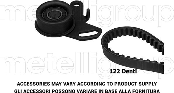 Metelli 29-0261 - Zobsiksnas komplekts adetalas.lv