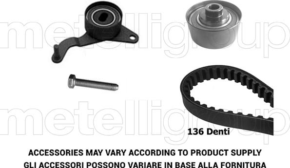 Metelli 29-0207 - Zobsiksnas komplekts adetalas.lv