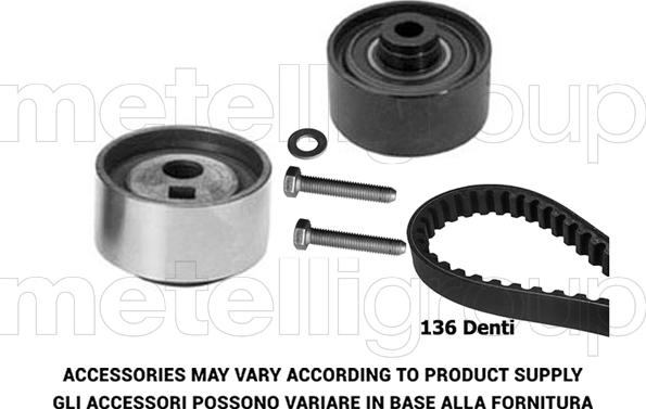 Metelli 29-0238 - Zobsiksnas komplekts adetalas.lv