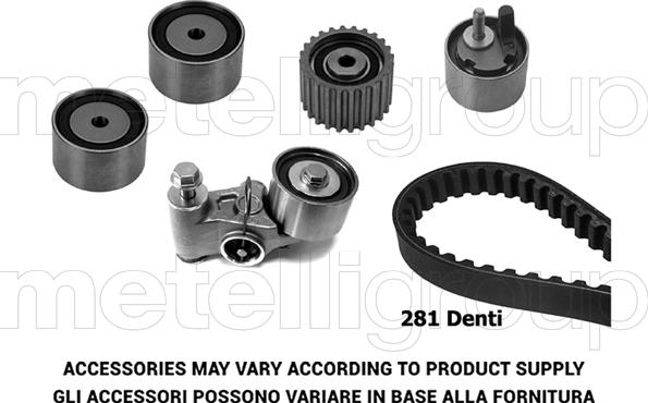 Metelli 29-0279 - Zobsiksnas komplekts adetalas.lv