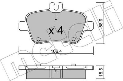 Metelli 22-0966-0 - Eļļas filtrs adetalas.lv