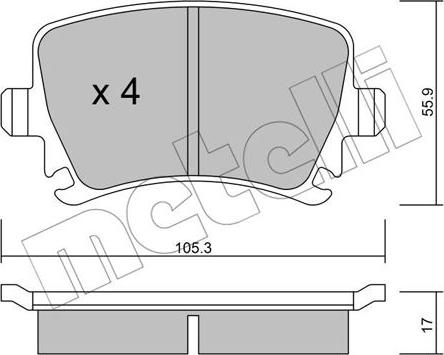 Metelli 22-0553-0 - Eļļas filtrs adetalas.lv