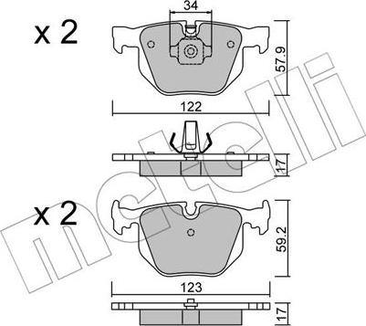 Metelli 22-0561-0 - Eļļas filtrs adetalas.lv