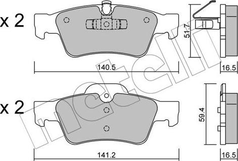 Metelli 22-0568-1 - Eļļas filtrs adetalas.lv