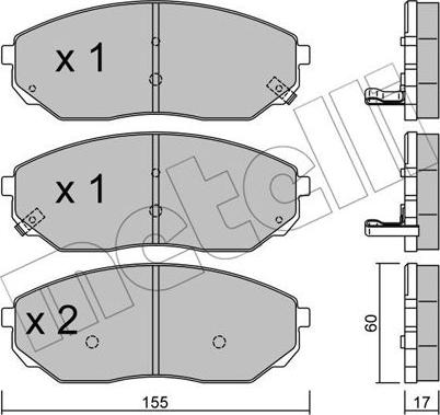 Metelli 22-0515-0 - Eļļas filtrs adetalas.lv