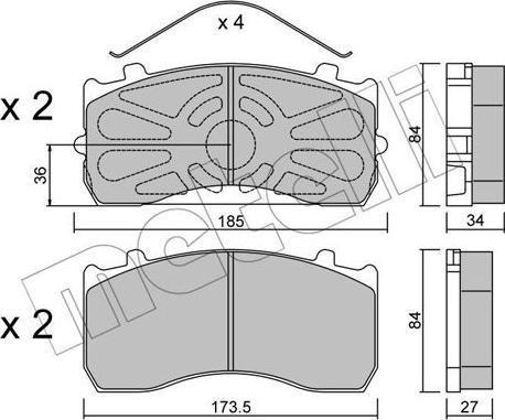 Metelli 22-0583-0 - Eļļas filtrs adetalas.lv