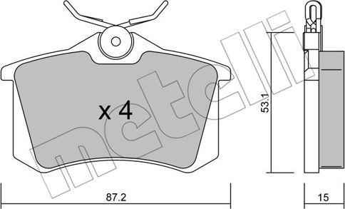 Metelli 22-0100-0 - Eļļas filtrs adetalas.lv