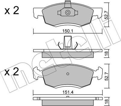 Metelli 22-0802-0 - Eļļas filtrs adetalas.lv