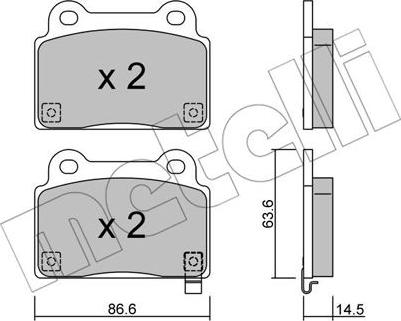 Metelli 22-0826-0 - Eļļas filtrs adetalas.lv